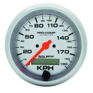 AUTOMETER 3-3/8in U/L Speedometer 190KPH Metric 4487-M