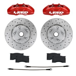 LEED BRAKES 64-67 Mustang Brake Caliper/Pad/Rotor Kit RCC0005RKX