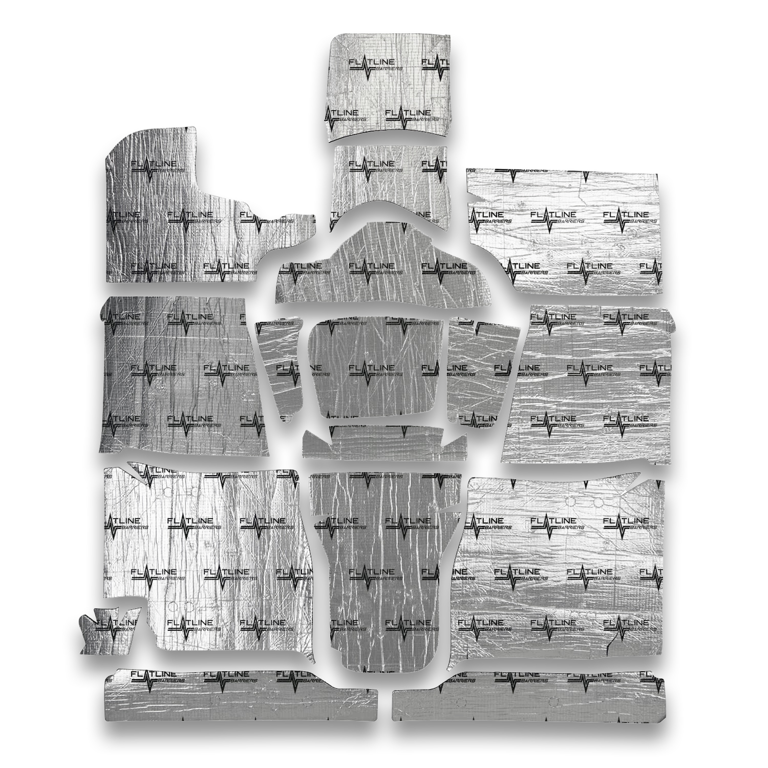 FLATLINE BARRIERS 60-62 GM Truck High Tunn el Floor Insulation Kit TABT4032