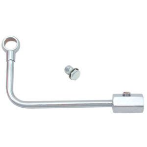 SPECTRE Single Feed Fuel Line W/ gauge Port 1/8in SPE-29883
