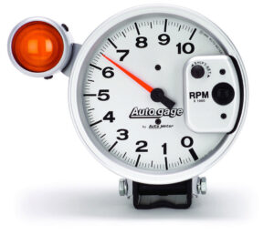 AUTOMETER 5in Auto Gauge Tach -10K Silver Face 233911