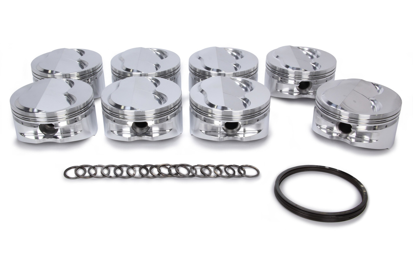 JE PISTONS SBC 400 Domed Piston Set 18 Degree 213112