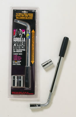 GORILLA Telescoping Lug Wrench w/(2) Dual Sockets 1721