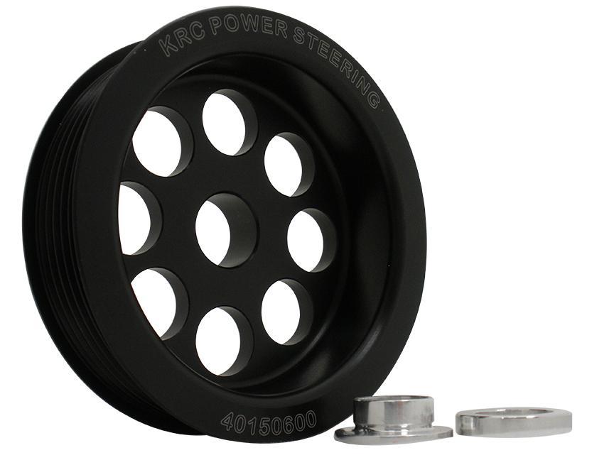 KRC POWER STEERING Alternator Pulley 6 Groove Serp 3.5in Diamtr KRC 40150600