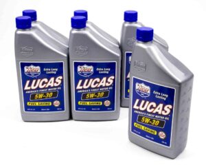 LUCAS OIL SAE 5w30 Motor Oil 6×1 Quart 10474