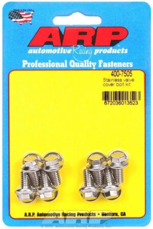 ARP S/S Valve Cover Bolt Kit 1/4in- 20 6pt. (8) 400-7505