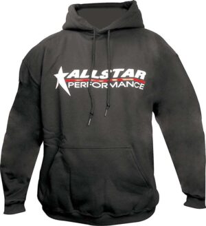 ALLSTAR PERFORMANCE Allstar Hooded Sweatshirt XXX-Lg Black ALL99913XXXL