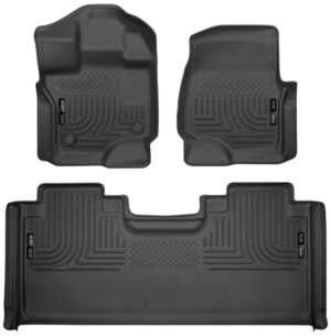 HUSKY LINERS Front & 2nd Seat Floor L iners Weatherbeater 94051