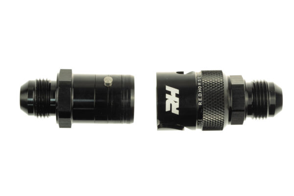 REDHORSE PERFORMANCE 6AN Dry Break Fittings Black 4155-06-2