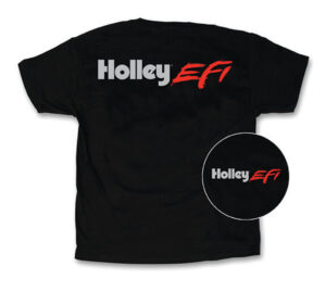 HOLLEY T-Shirt – Large w/Holley EFI SS Logo – Black 10044-LGHOL