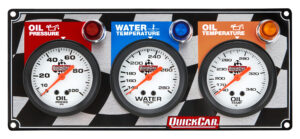 QUICKCAR RACING PRODUCTS 3 Gauge Panel OP/WT/OT 61-6011
