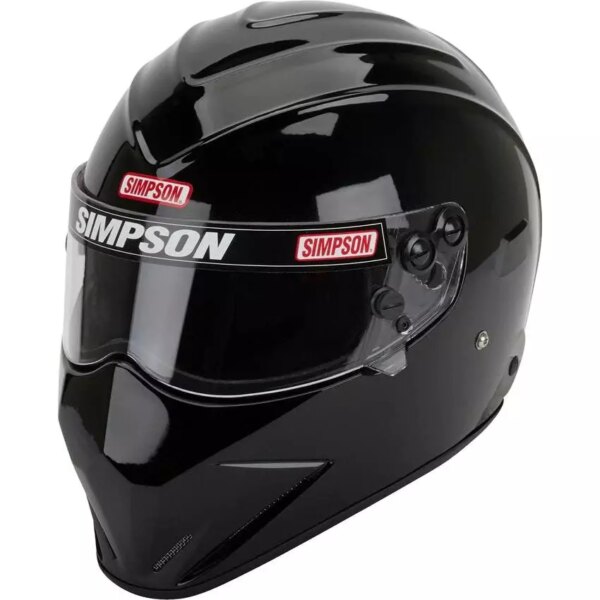 SIMPSON SAFETY Helmet Diamondback 7-5/8 Black SA2020 7297582
