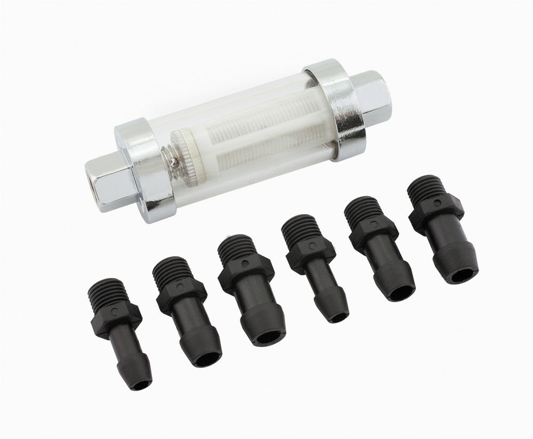 MR. GASKET Clear View Universal Fuel Filter 9706