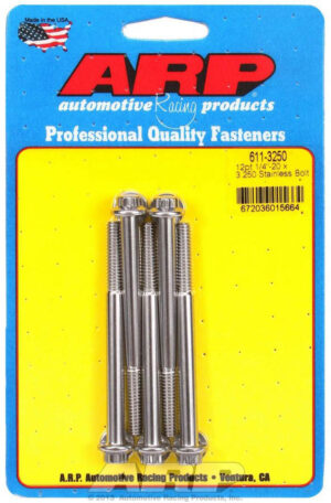 ARP S/S Bolt Kit – 12pt. (5) 1/4-20 x 3.250 611-3250