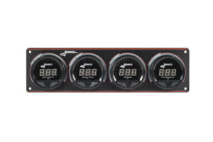 LONGACRE Waterproof LED 4 Gauge Panel OP/WT/OT/FP 52-44666