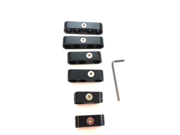 RACING POWER CO-PACKAGED Billet Wire Separators R ace Style – Black R9570BK