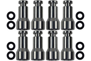 ICT BILLET Fuel Injector Spacer 8pc Set LS1 LS6 551348
