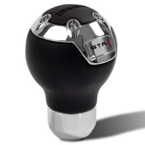 MOMO AUTOMOTIVE ACCESSORIES GTR 2 Shift Knob Leather GTRBK1