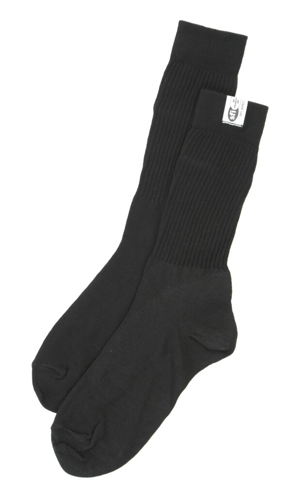 CROW SAFETY GEAR Black FR Blend SFI 3.3 Sock LARGE 10-11 29117B