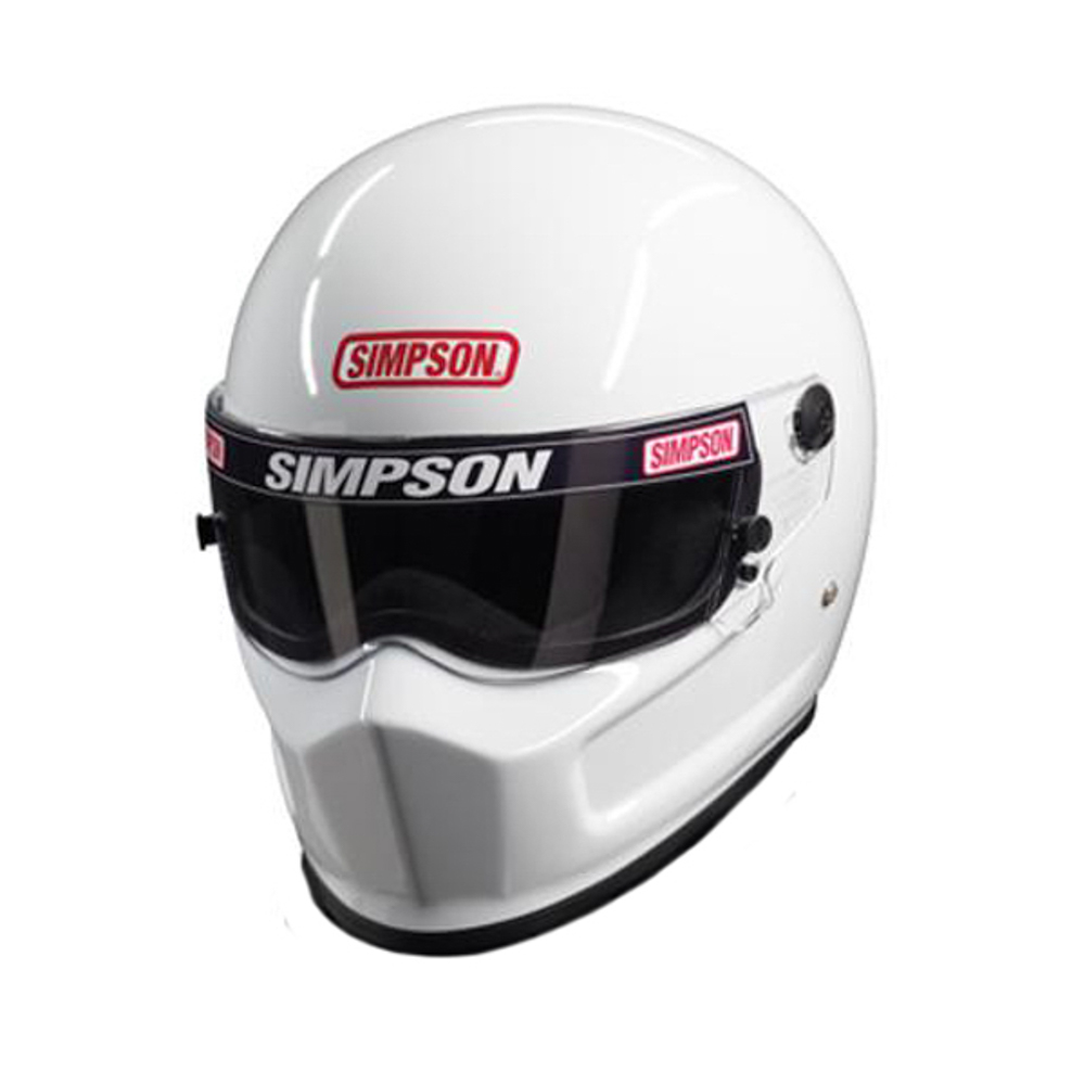 SIMPSON SAFETY Helmet Super Bandit XX- Large White SA2020 7210051