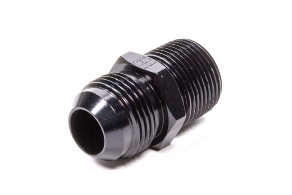 FRAGOLA Straight Adapter Fitting #12 x 1/2 MPT Black 481613-BL