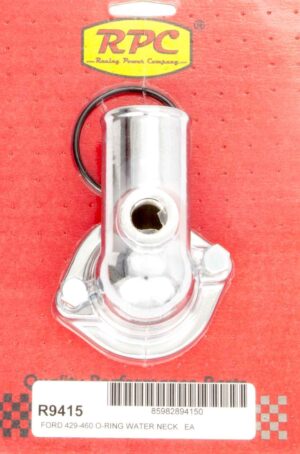 RACING POWER CO-PACKAGED BBF Steel Water Neck Chrome R9415