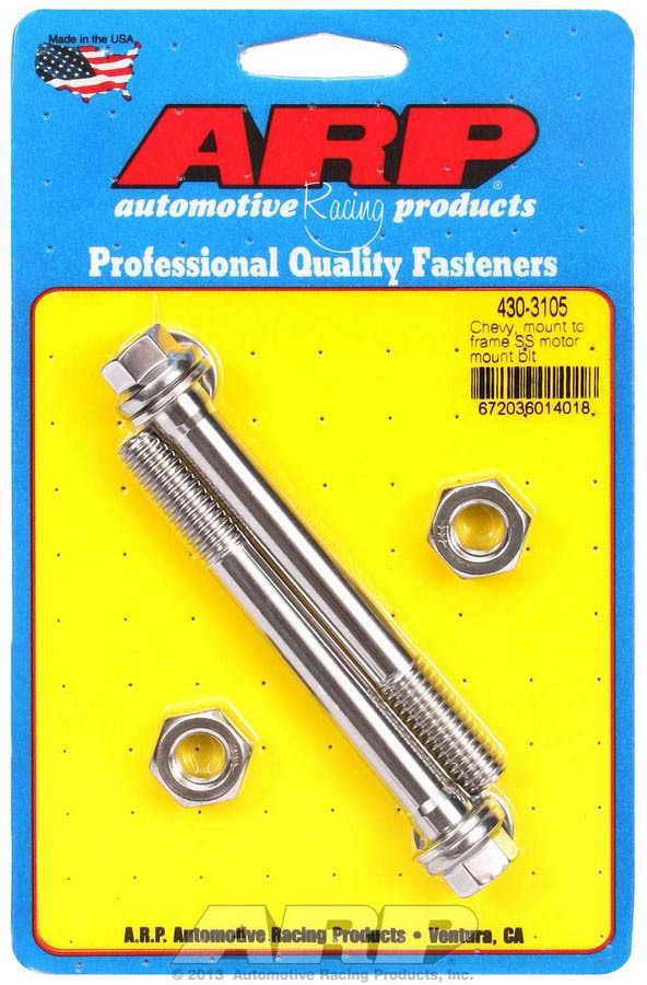ARP Chevy S/S Motor Mount to Frame Bolt Kit – 6pt. 430-3105