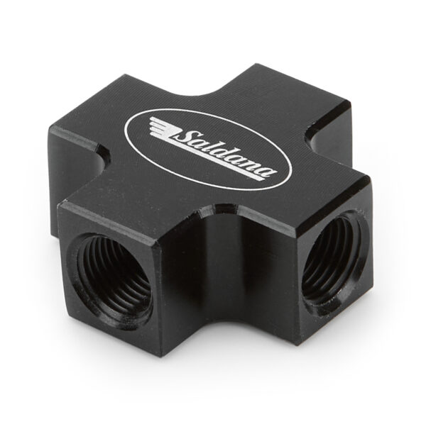SALDANA Oil Manifold For Valve Cover Oilers 3 Port VC3M