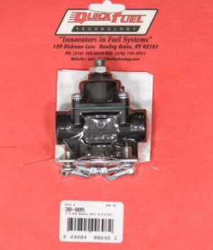 QUICK FUEL TECHNOLOGY Pressure Regulator Black Use wMethanol 30-805QFT