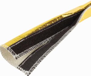 DESIGN ENGINEERING Heat Shroud Gold 1/2in to 1-1/4in ID x 3 Feet 10458
