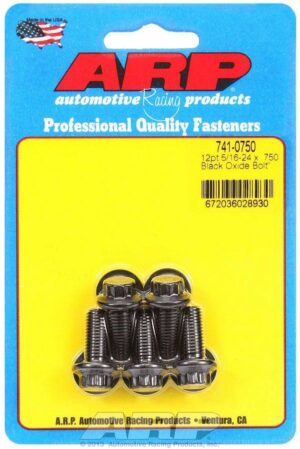 ARP Bolt Kit – 12pt. (5) 5/16-24 x .750 741-0750