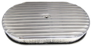 RACING POWER CO-PACKAGED Pol Alum 15X2 All Finned Air Cleaner Kit Paper R6318