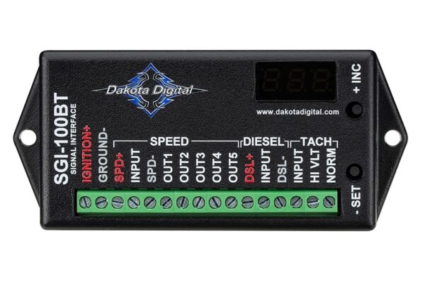 DAKOTA DIGITAL Speed  Tach and Diesel S ignal Interface  Bluetoo SGI-100BT