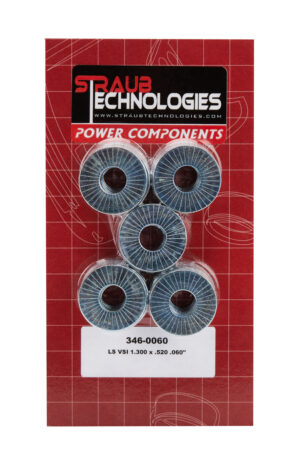 STRAUB TECHNOLOGIES INC. Valve Spring Shims 50pk .060 GM LS Engines 346-0060