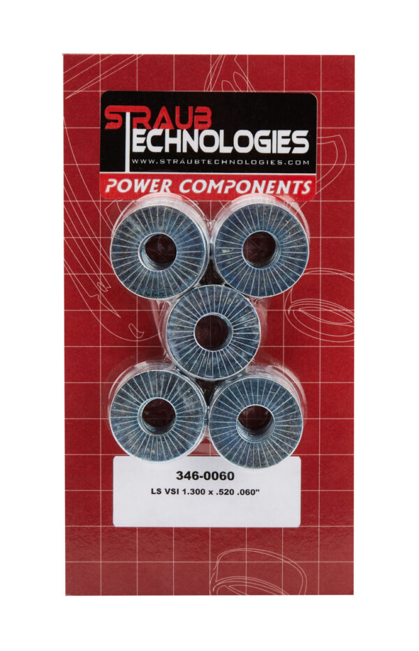 STRAUB TECHNOLOGIES INC. Valve Spring Shims 50pk .060 GM LS Engines 346-0060