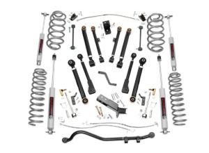ROUGH COUNTRY 97-06 Jeep Wrangler TJ 4in Suspension Lift Kit 66130