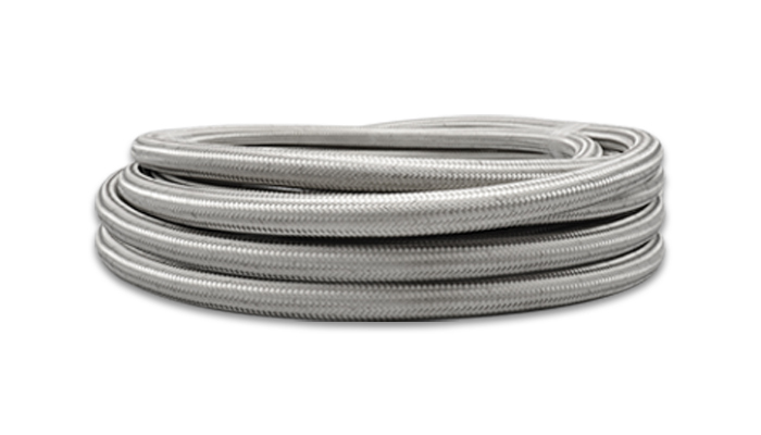 VIBRANT PERFORMANCE 20ft Roll -16 Stainless Steel Braided Flex Hose 11933