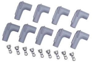 MSD IGNITION Spark Plug Boot & Term. Kit – 90 Deg. (9pcs.) 8850
