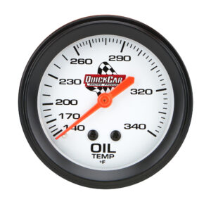 QUICKCAR RACING PRODUCTS Oil Temp. Gauge 2-5/8in 611-6009