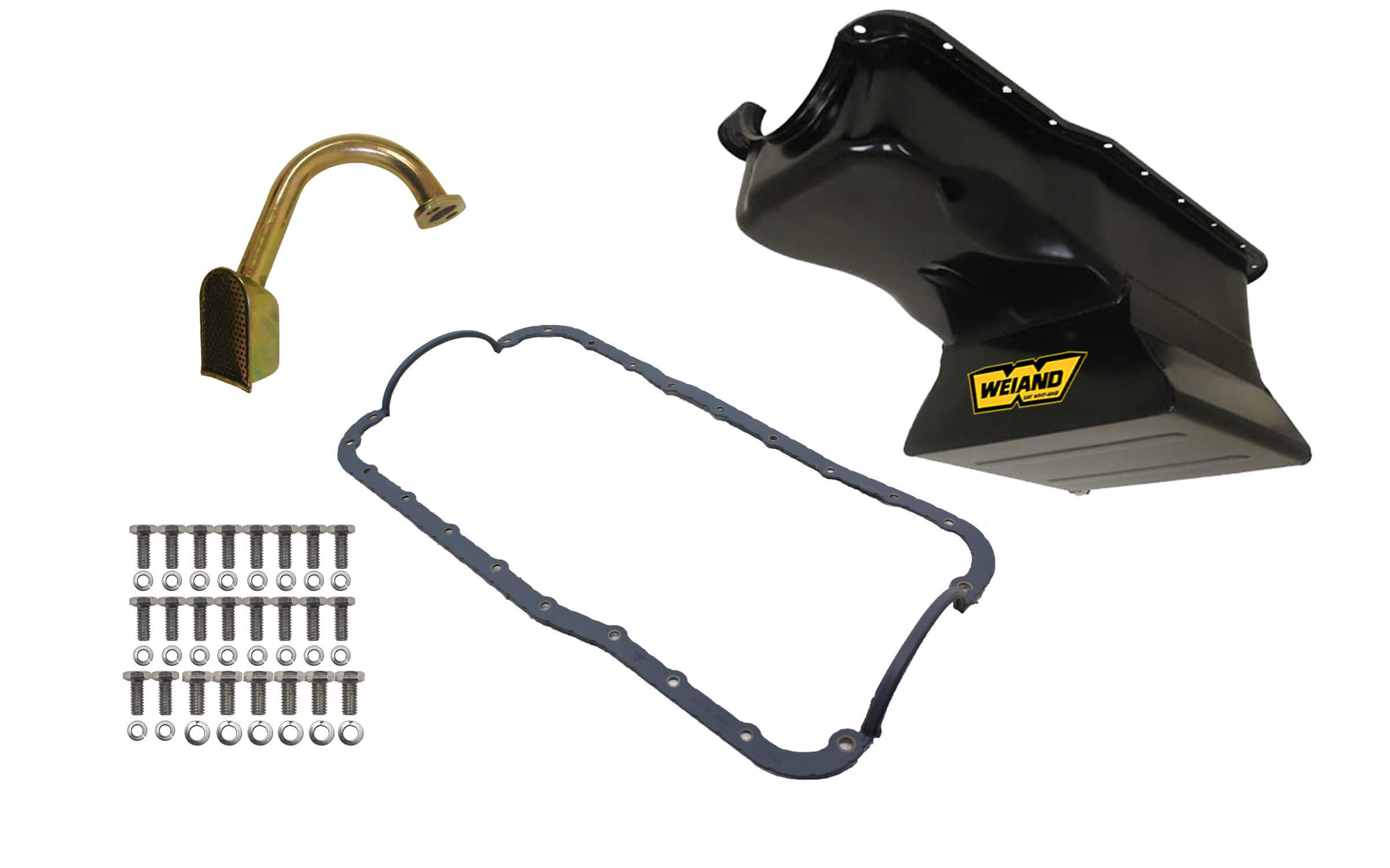 WEIAND 7qt Oil Pan Kit Frt Sump SBF 289/302 Black 5024WND