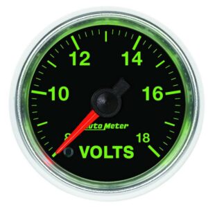 AUTOMETER 2-1/16 GS Voltmeter Gauge – 8-18 3891