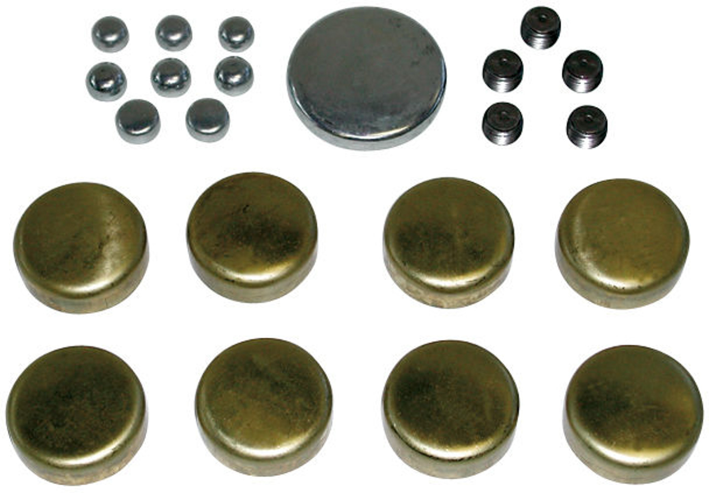 PROFORM Brass Freeze Plug Kit Chevy 400 66551