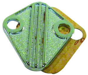 RACING POWER CO-PACKAGED BBC Fuel Pump Block-Off Plate R2058X