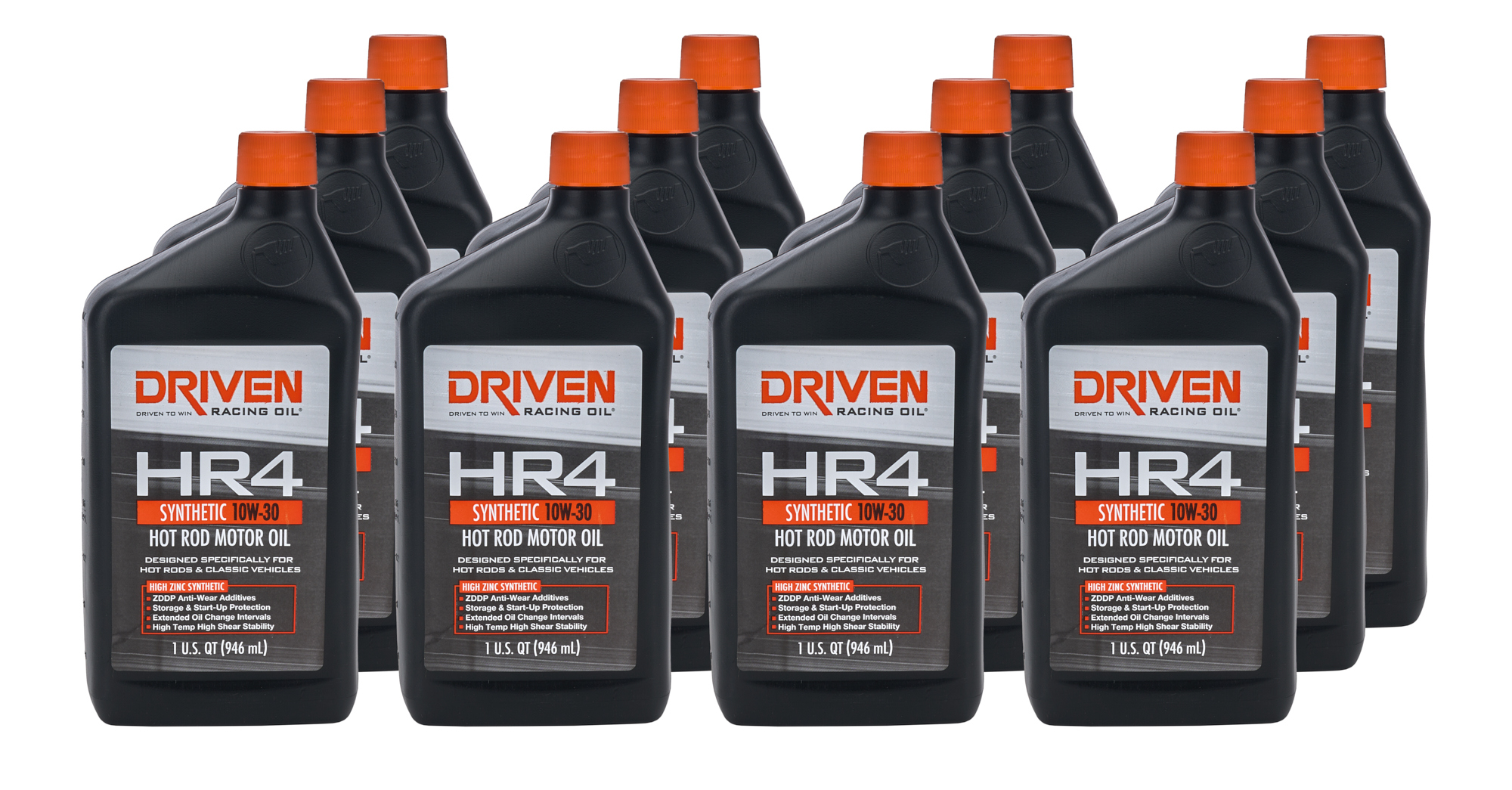 DRIVEN RACING OIL HR4 10w30 Synthetic Oil Case 12 x 1 Quart 01506-12