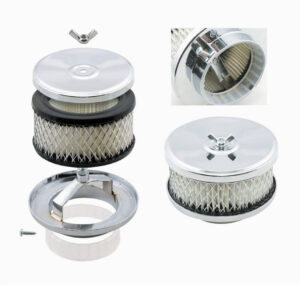 MR. GASKET 4in Chrome Air Cleaner 4354
