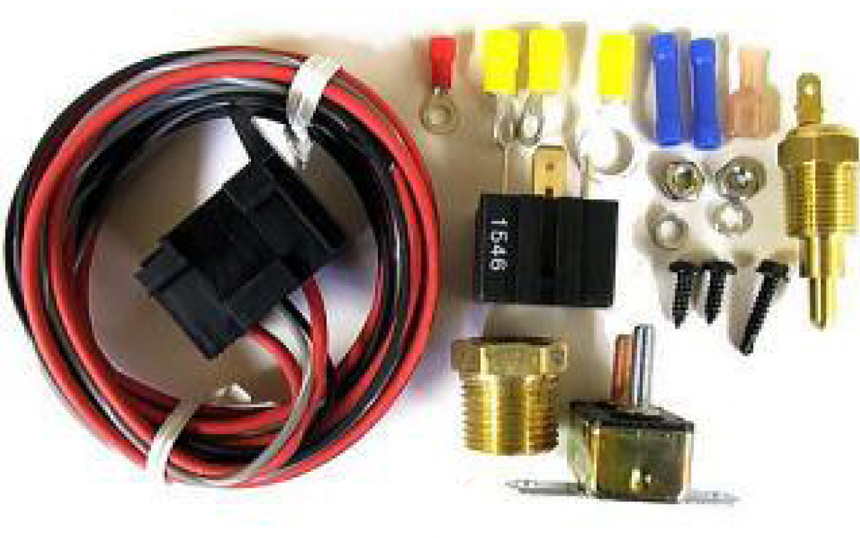 RACING POWER CO-PACKAGED Fan Relay With Thermost at 185/170 Deg R3102