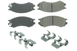 CENTRIC BRAKE PARTS Posi-Quiet Ceramic Brake Pads with Shims and Har 105.0507