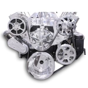 EDDIE MOTORSPORTS Serpentine Pulley Kit Small Block Chevy MS107-55P