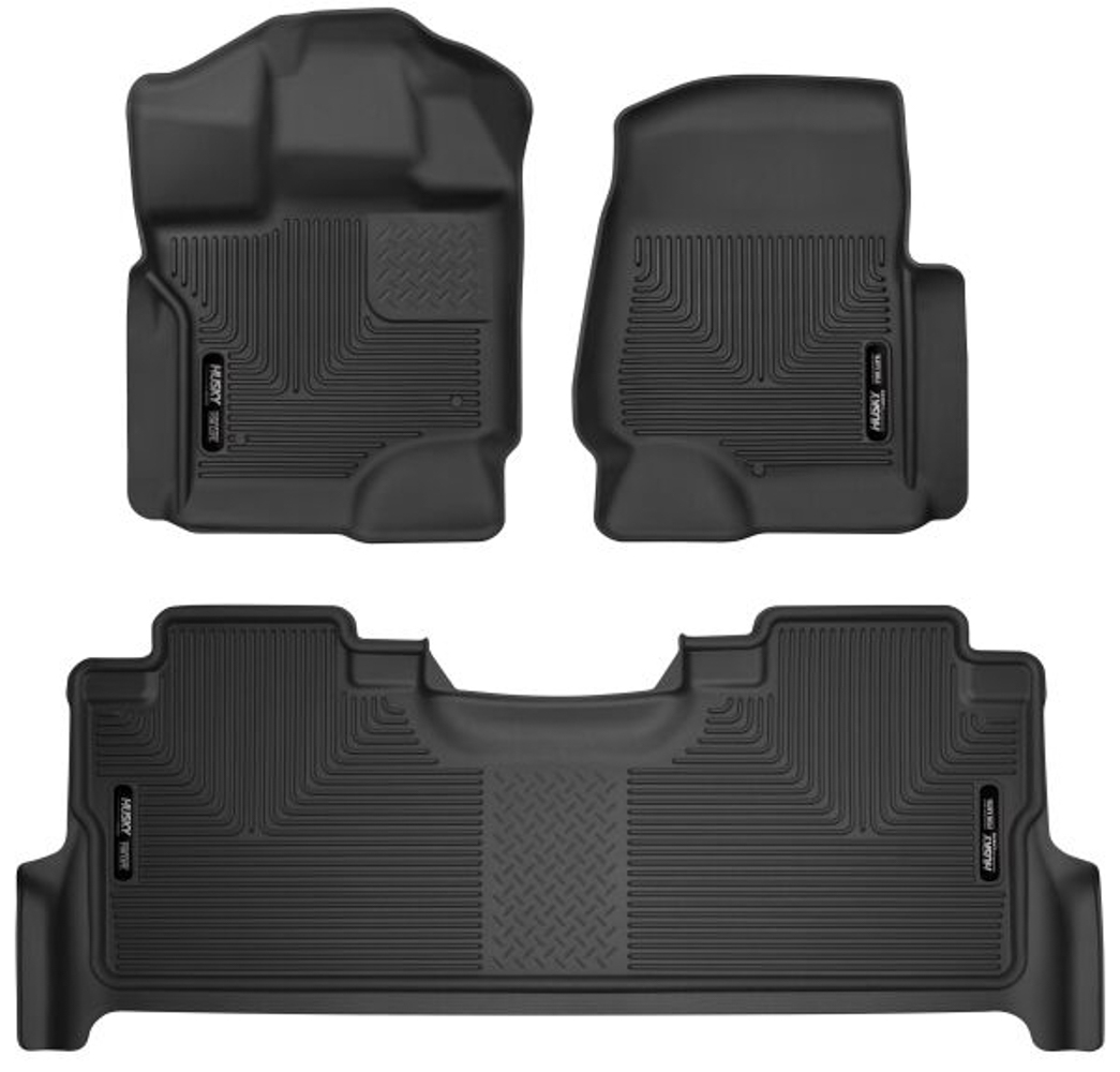 HUSKY LINERS Front & 2nd Seat Floor Liners 53468
