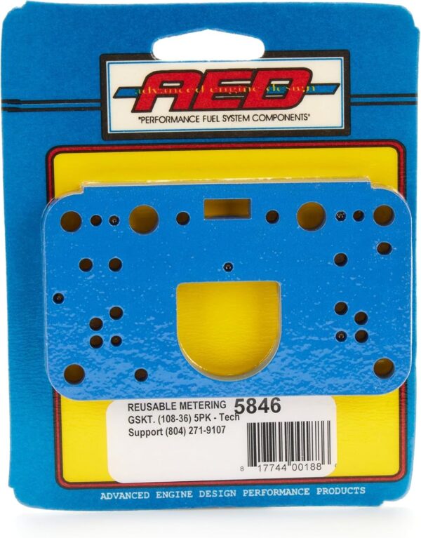ADVANCED ENGINE DESIGN Reusable Metering Block Gaskets (5) 5846